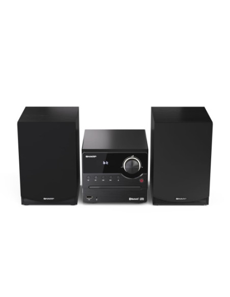 SHARP XL-B512(BK) MICRO SOUND SYSTEM CON FM, BT, CD-MP3, USB, 45W, BLACK