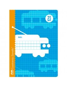 CUADERNO CUADROVIA LAMELA 1/4 3MM GRAPADO 2