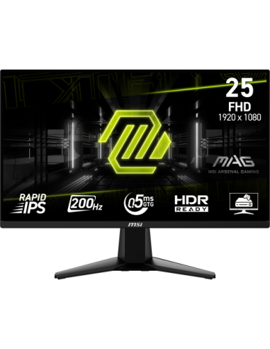 MSI MONITOR MAG 255F E20. 24.5". RAPID IPS...