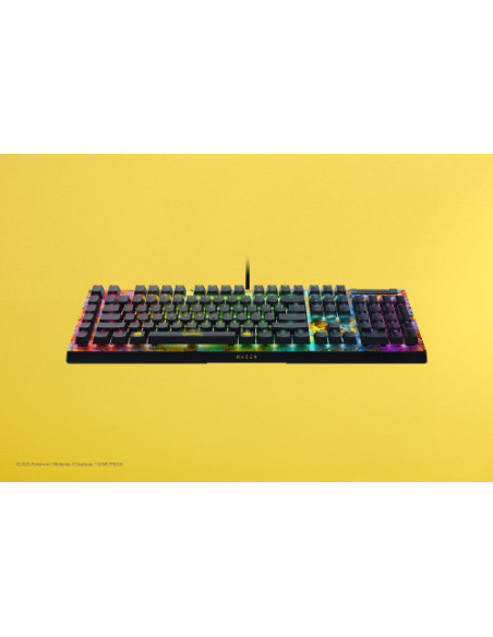 TECLADO RAZER BLACKWIDOW V4 X GREEN SWITCH POKEMON KANTO STARTERS (US LAYOUT) (RZ03-04704200-R3M1)