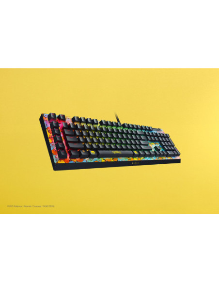 TECLADO RAZER BLACKWIDOW V4 X GREEN SWITCH POKEMON KANTO STARTERS (US LAYOUT) (RZ03-04704200-R3M1)