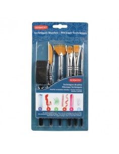 CONJUNTO 6 PINCELES TÉCNICOS DERWENT