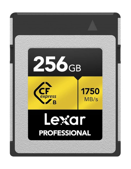 LEXAR 256GB PROFESSIONAL CFEXPRESS 4.0 TYPE-B CARD, UP TO 3700MB/S READ 3400MB/S WRITE. VPG 400