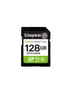 KINGSTON 128GB SDXC Canvas Select Plus Gen3 150MB/s C10...