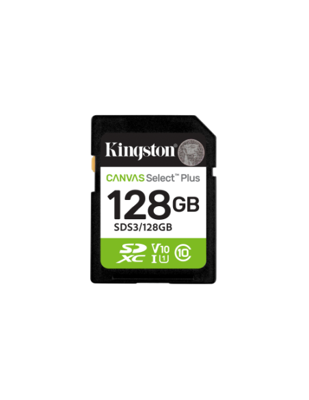 KINGSTON 128GB SDXC Canvas Select Plus Gen3 150MB/s C10 UHS-I U1 V10