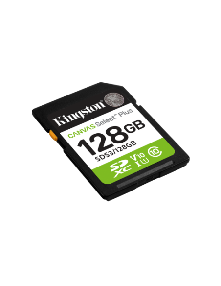 KINGSTON 128GB SDXC Canvas Select Plus Gen3 150MB/s C10 UHS-I U1 V10