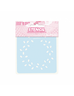 PLANTILLAS STENCIL ACRILEX CUADRADAS 10X10CM