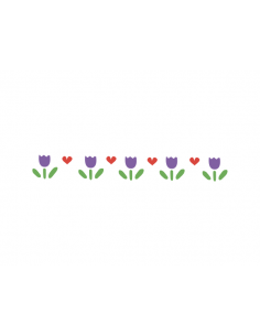 PLANTILLAS STENCIL ACRILEX ALARGADAS 16X3CM 2