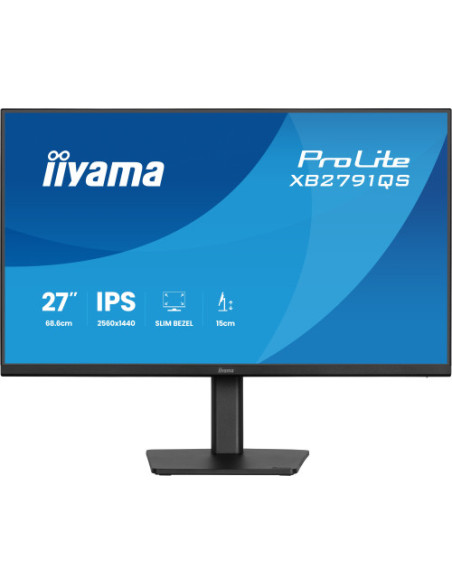 MONITOR IIYAMA 27" IPS, 4-SIDE SLIM BEZEL  2560X1440 75HZ