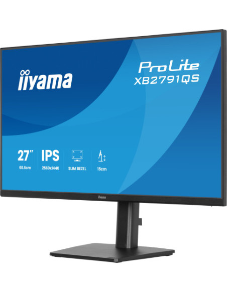MONITOR IIYAMA 27" IPS, 4-SIDE SLIM BEZEL  2560X1440 75HZ