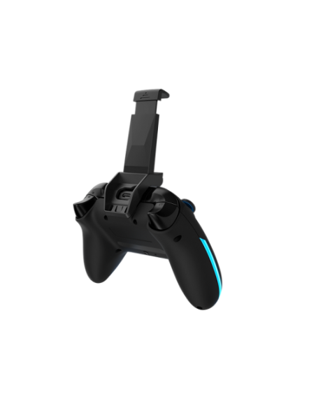 DRAGONSHOCK - AURORA PLUS - MANDO INALÁMBRICO NEGRO CON ADAPTADOR MÓVIL PARA PC, ANDROID E IOS