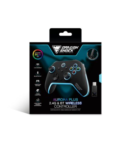 DRAGONSHOCK - AURORA PLUS - MANDO INALÁMBRICO...