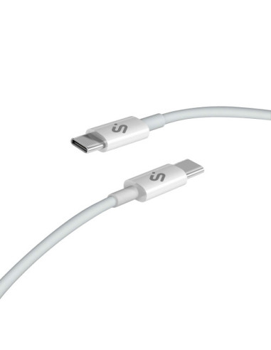 SUBBLIM CABLE PLUS 100W C-C 2M WHITE
