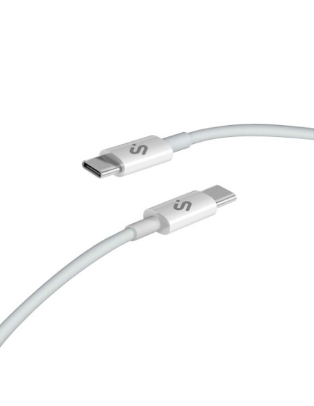 SUBBLIM CABLE PLUS 100W C-C 2M WHITE