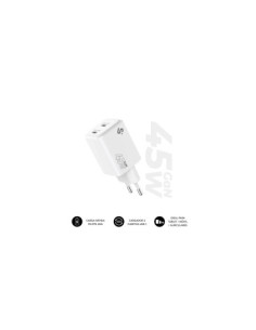 SUBBLIM CARGADOR GAN 45W CHARGER USB C+C