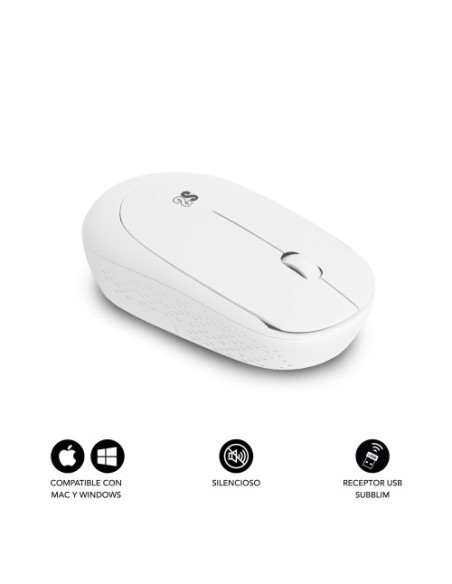 RATÓN BUSINESS + SILENT WIRELESS 2.4G BLANCO