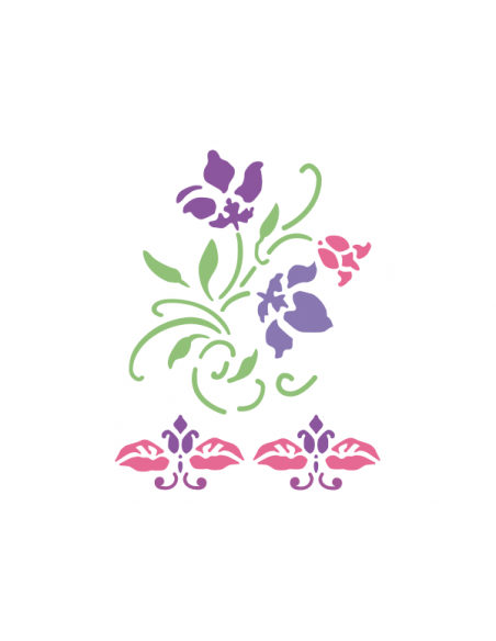 PLANTILLAS STENCIL ACRILEX ANCHAS 21X15CM