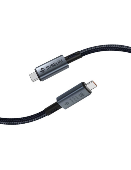 SUBBLIM CABLE HIGH 240W C-C USB4.0 8K 1,5M