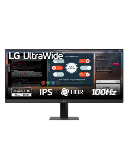 MONITOR LG, 29 PULGADAS,  29U511A-B, 73,7 CM, 2560 x 1080 PIXELES, WFHD, LCD, 5 MS, NEGRO