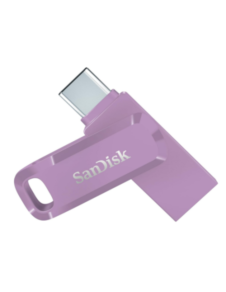 SANDISK ULTRA DUAL DRIVE GO USB TYPE- C, LAVENDER, GLOBAL, 400MB/S 128GB