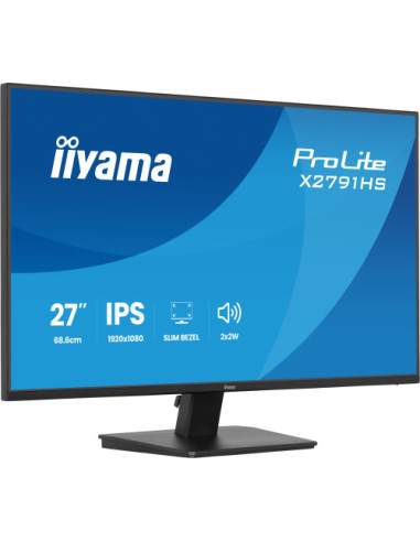 MONITOR IIYAMA 23,8" IPS, 4-SIDE SLIM BEZEL...