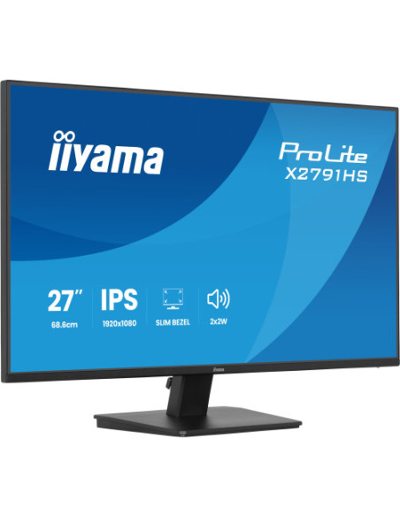MONITOR IIYAMA 23,8" IPS, 4-SIDE SLIM BEZEL 1920X1080 100Hz