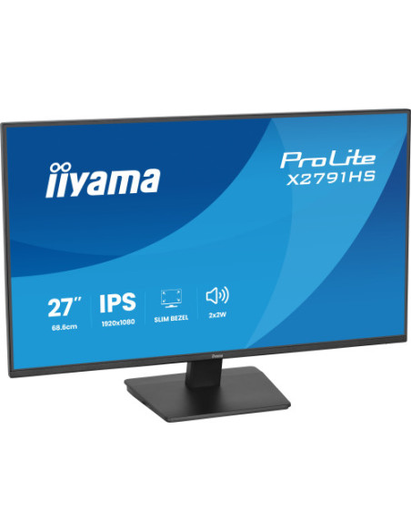 MONITOR IIYAMA 23,8" IPS, 4-SIDE SLIM BEZEL 1920X1080 100Hz
