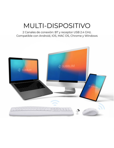 COMBO DUAL OFFICE PROWAVE WHITE SUBBLIM