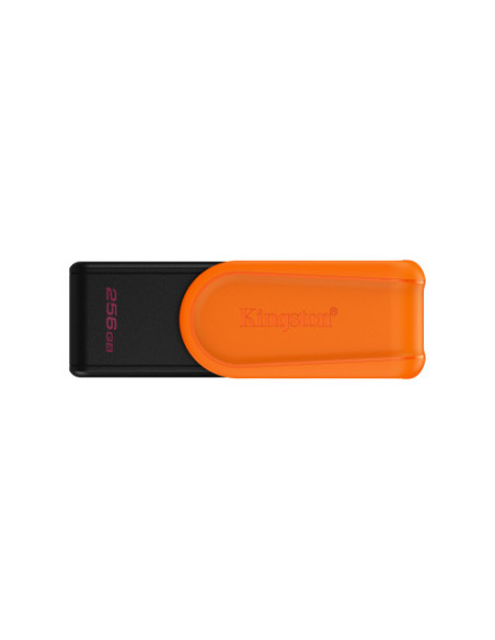 KINGSTON 256GB Portable USB 3.2 Gen 1 DataTraveler Exodia S (Black/Orange)