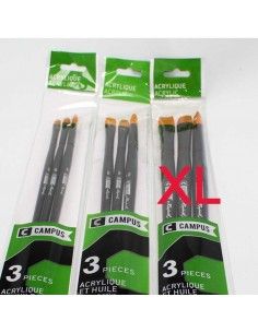 Pinceles para pintura acrilica pack 2