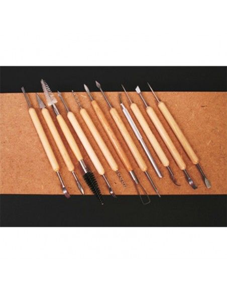 UTILES ARCILLA PACK DE 11 UNIDADES SURTIDAS
