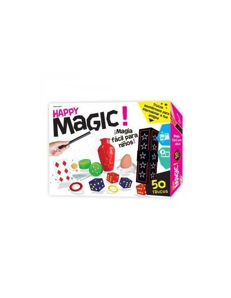 HAPPY MAGIC JUEGO DE MÁGIA CON 50 TRUCOS