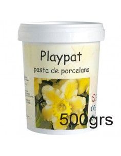 PASTA DE PORCELANA RUSA BLANCA PLAY-PAT BOTE 500GR