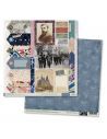 PAPEL SCRAPBOOK GAUDI AZUL HOJA 30X30