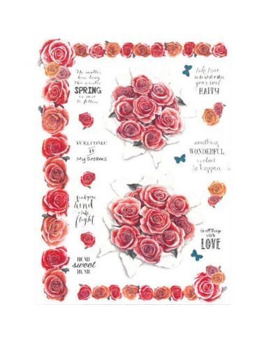 PAPEL DE ARROZ GIPSY ROSAS DGR 296