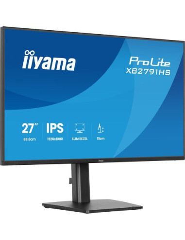 MONITOR IIYAMA 27" IPS, 4-SIDE SLIM...