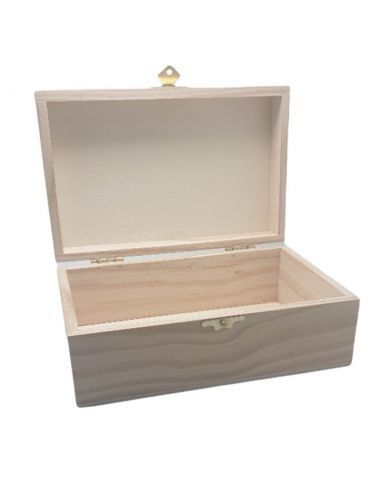 CAJA DE MADERA 19X12X8 CM CON CIERRE