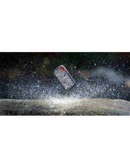 SANDISK EXTREME 4TB PORTABLE SSD - UP TO 1050MB/S READ AND 1000MB/S WRITE SPEEDS, USB 3.2 GEN 2, 2-METER DROP PROTECTION AND IP5