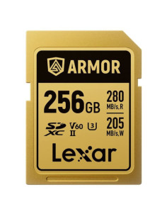 LEXAR 256GB PROFESSIONAL ARMOR GOLD SDXC UHS-II CARDS,...