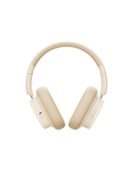 BASEUS BOWIE H1I NOISE-CANCELLATION WIRELESS HEADPHONES STELLAR WHITE