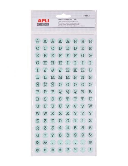 ABC STICKERS EPOXI VERDE GRIS 2H APLI