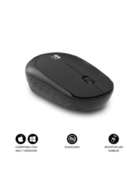 RATÓN BUSINESS+ SILENT WIRELESS 2.4G 1200DPI NEGRO