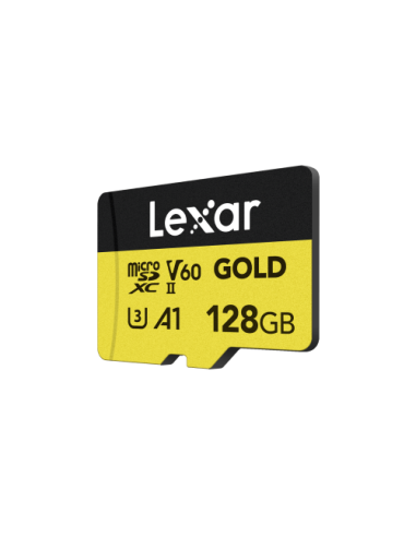 LEXAR 128GB GOLD MICROSDXC UHS-II CARDS, UP TO...