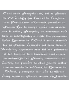 PLANTILLA STENCIL AMERICANA 30,5X30,5CM ESCRITURA ADS-10