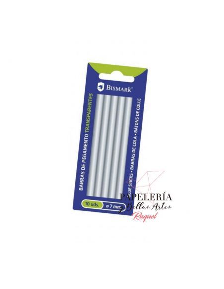 BARRAS SILICONA FINAS 7MM BISMARK PACK 10