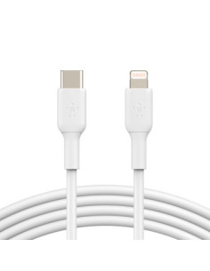 BELKIN BOOST CHARGE™ USB-C TO LIGHTNING CABLE, PVC, 1M,...