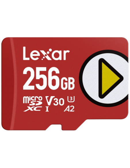 LEXAR 256GB PLAY MICROSDXC UHS-I CARDS, UP TO 205MB/S READ, 140MB/S WRITE, C10 A2 V30 U3