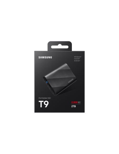 SAMSUNG SSD EXTERNO T9 2TB/NEGRO/3 AÑOS