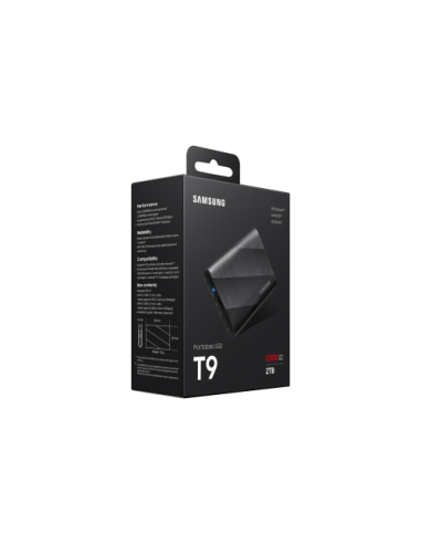 SAMSUNG SSD EXTERNO T9 2TB/NEGRO/3 AÑOS