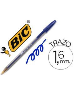 BOLIGRAFO BIC CRISTAL LARGE 1.6MM AZUL